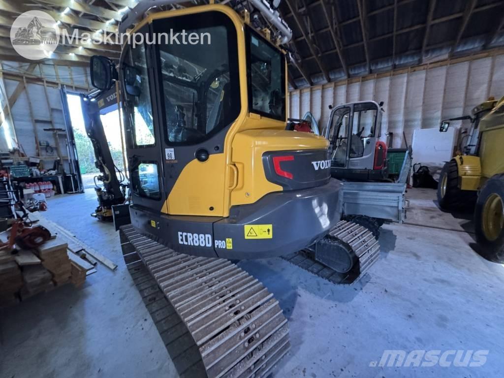 Volvo ECR 88 D Midi rýpadlá 7 t - 12 t