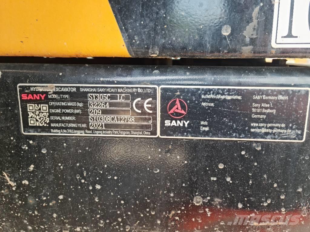 Sany SY 305 CLC Demolačné rýpadlá