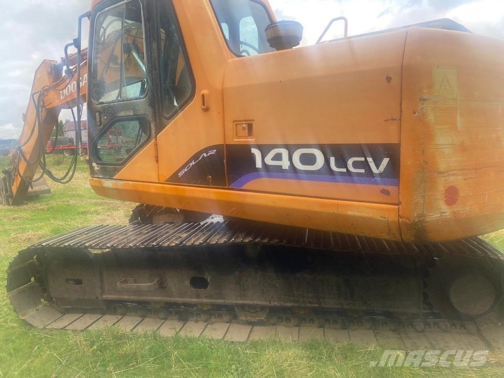 Doosan DX 140 Kolesové rýpadlá