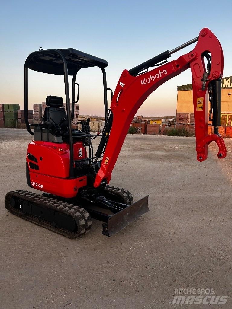 Kubota U 17-3 Mini rýpadlá < 7t