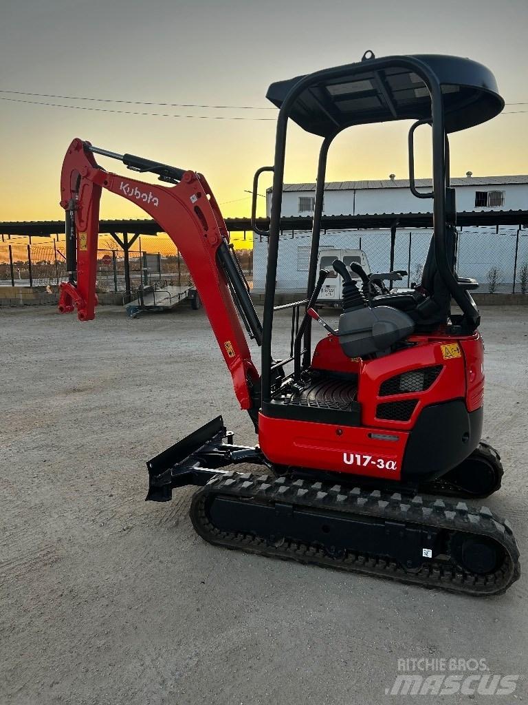 Kubota U 17-3 Mini rýpadlá < 7t