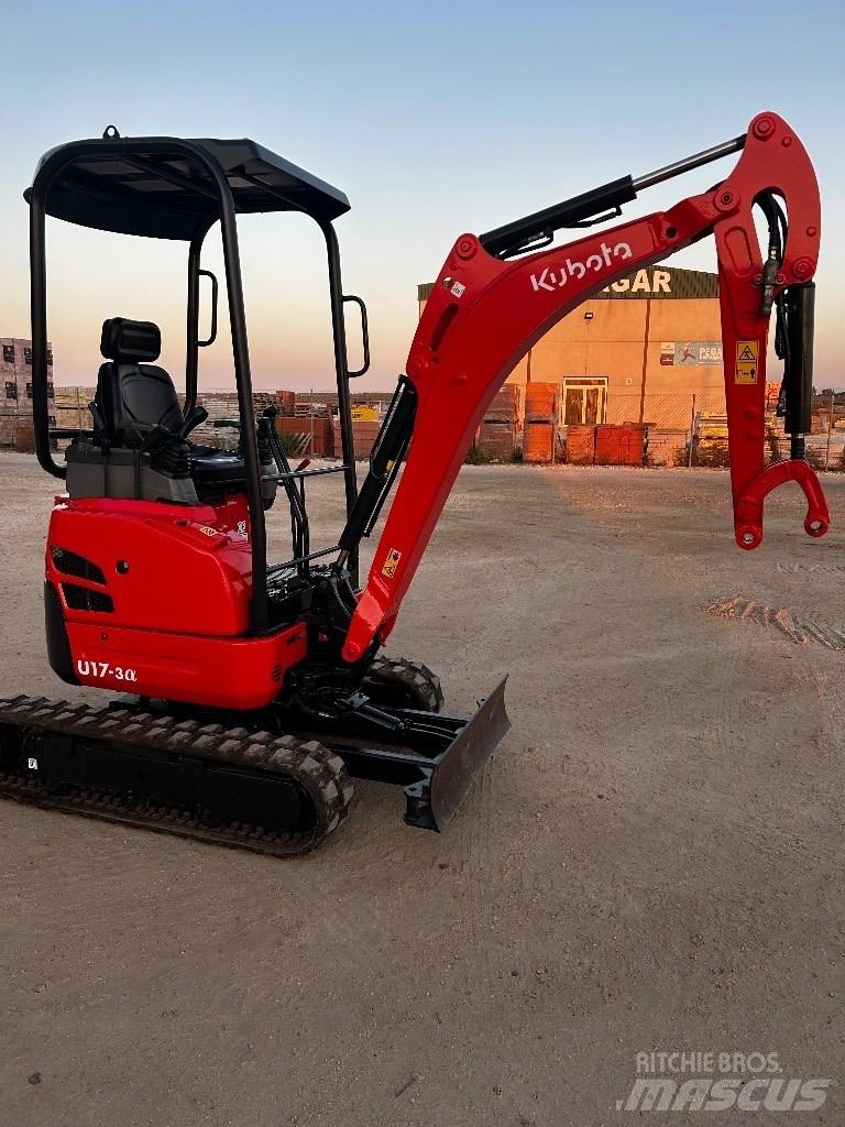Kubota U 17-3 Mini rýpadlá < 7t