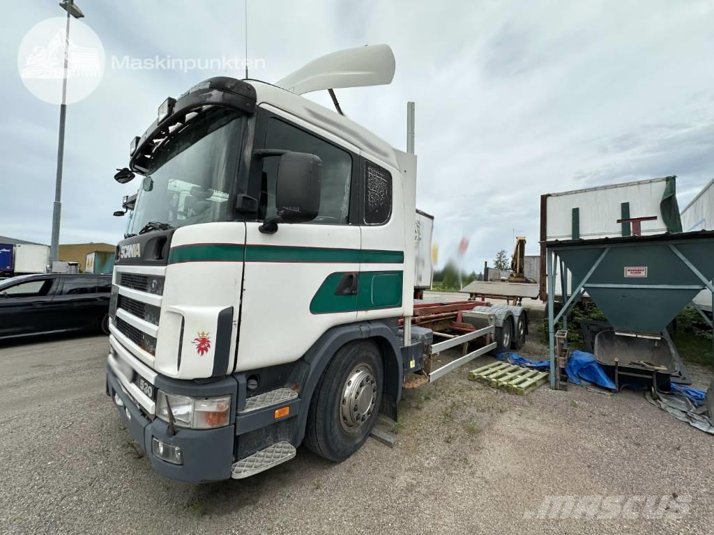 Scania R 124 LB Nosiče kontajnerov/Prepravníky kontajnerov