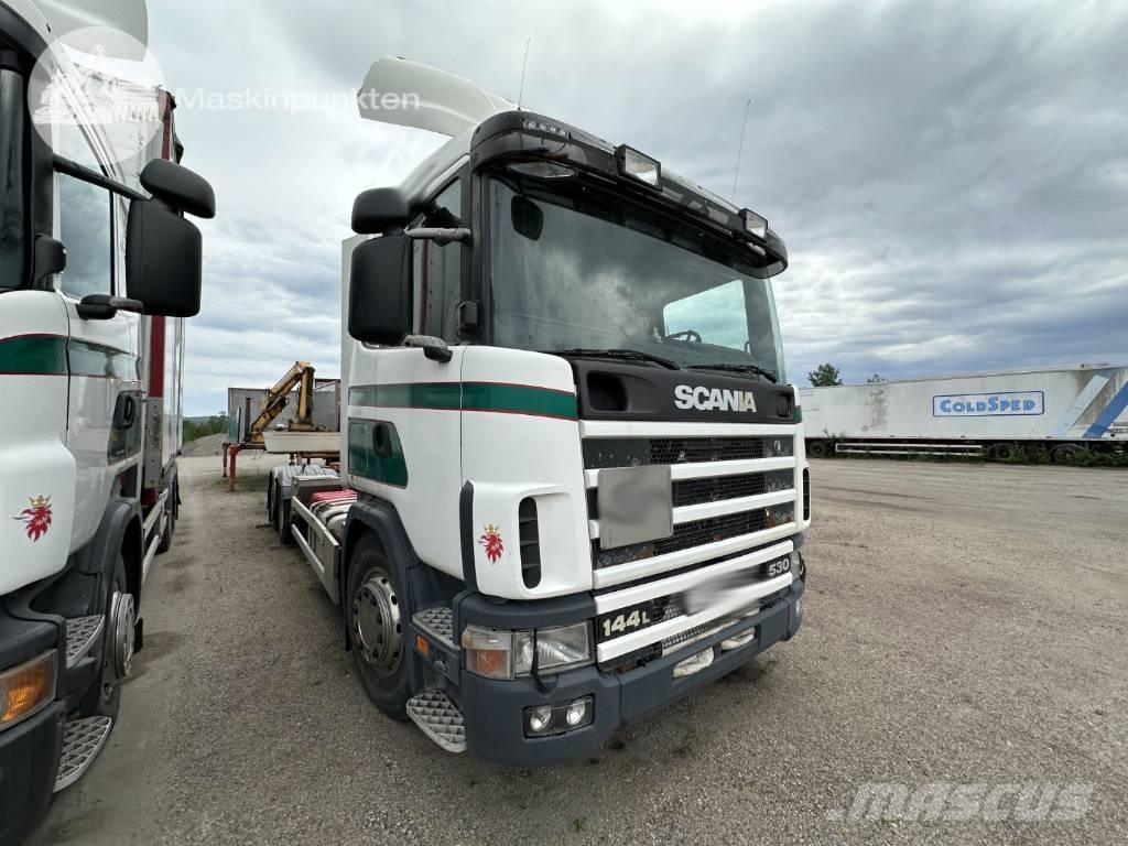 Scania R 124 LB Nosiče kontajnerov/Prepravníky kontajnerov