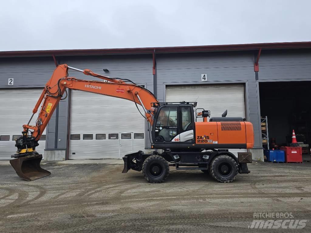 Hitachi ZX 220W-5 Kolesové rýpadlá