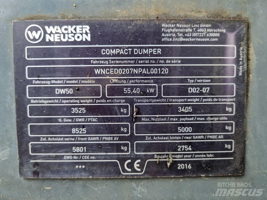 Wacker Neuson DW 50 Stavebné sklápače