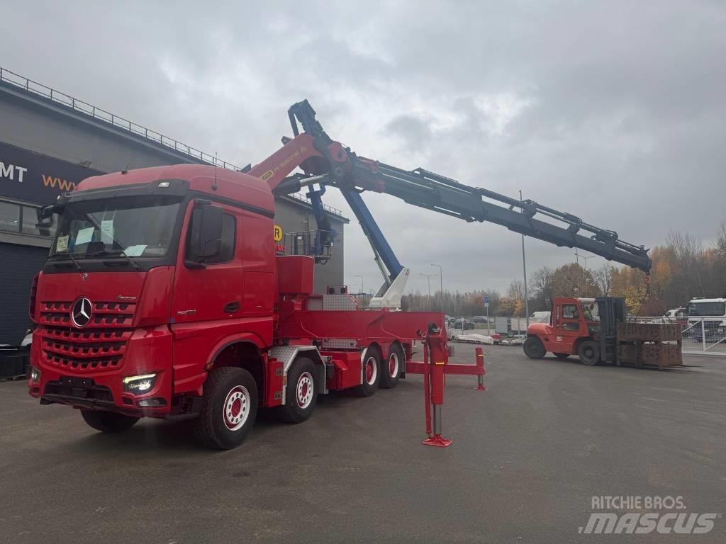 Mercedes-Benz 3258 Autožeriavy, hydraulické ruky