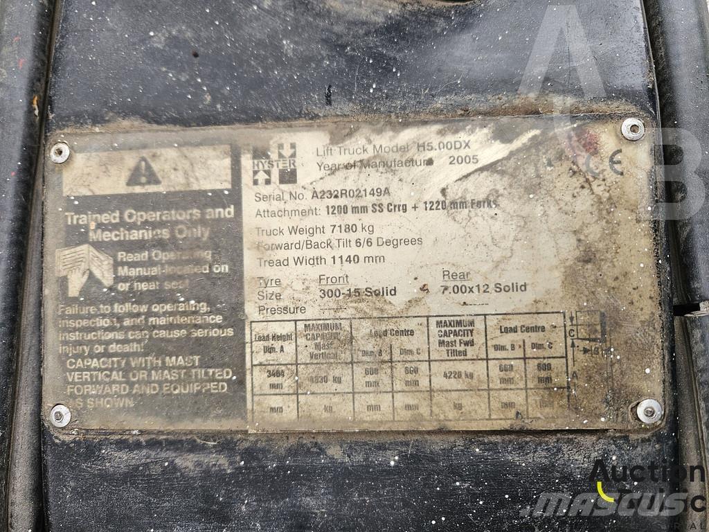 Hyster H5.00DX Dieselové vozíky