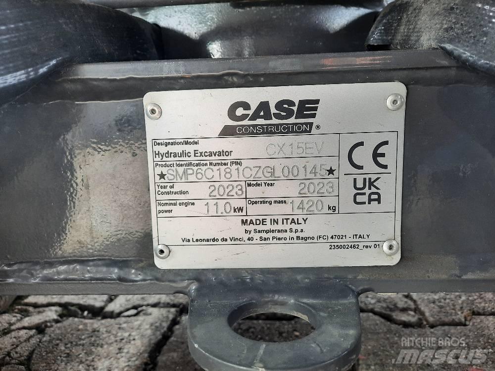 CASE CX 15 EV Mini rýpadlá < 7t