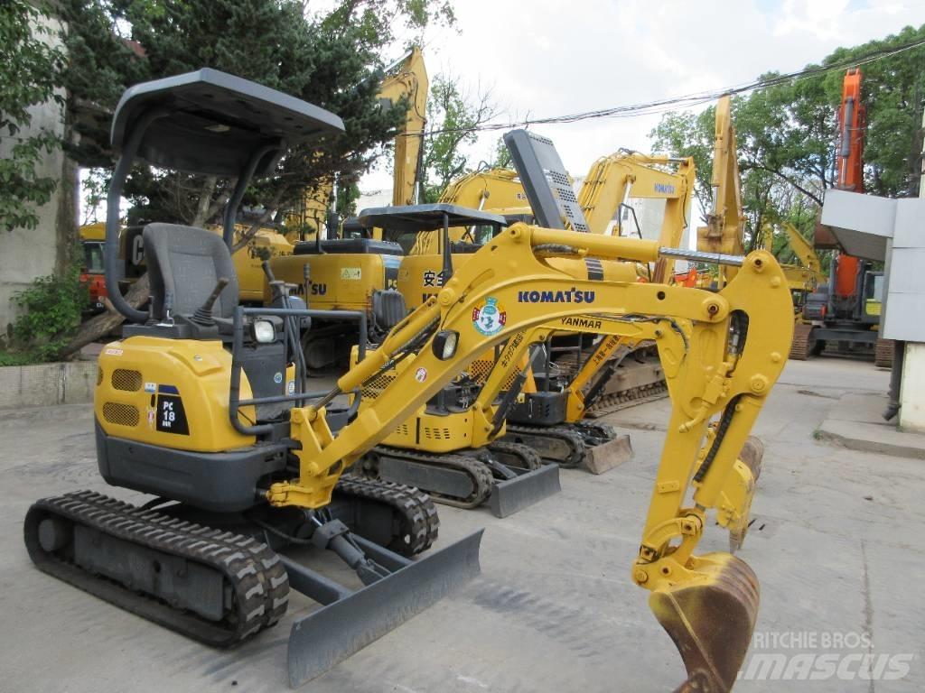 Komatsu PC 18 Mini rýpadlá < 7t