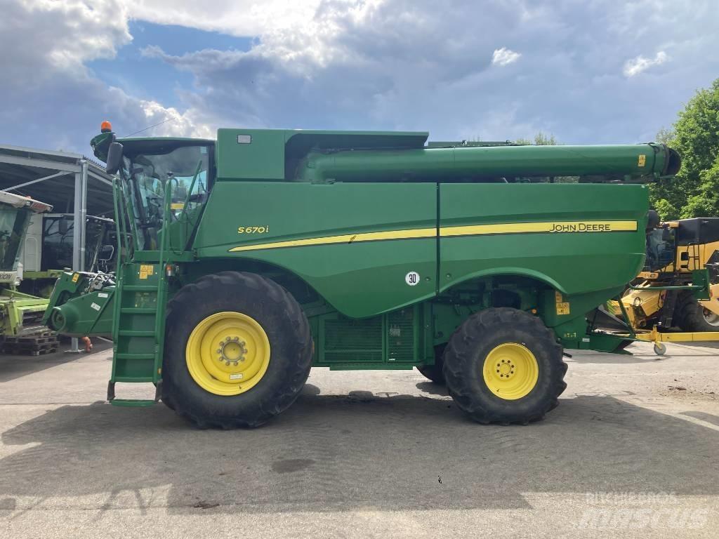 John Deere S 670 i Kombinované zberacie stroje