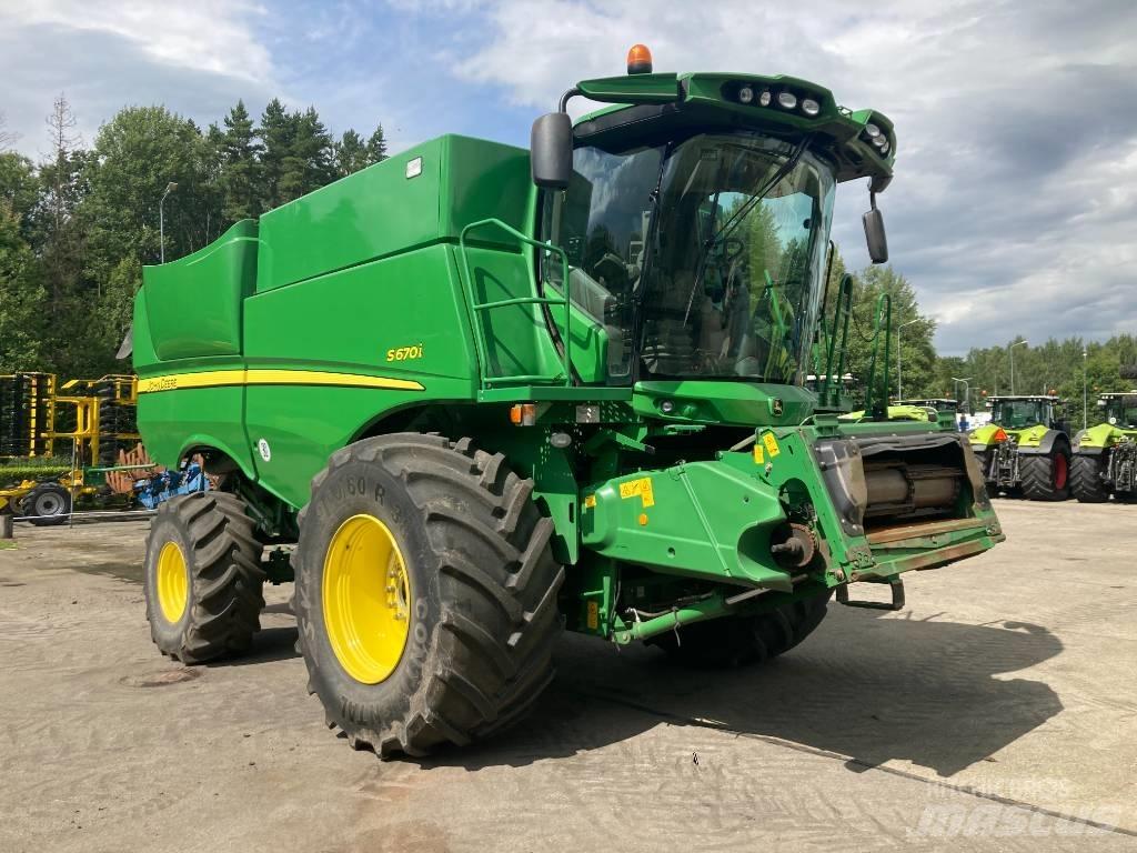 John Deere S 670 i Kombinované zberacie stroje
