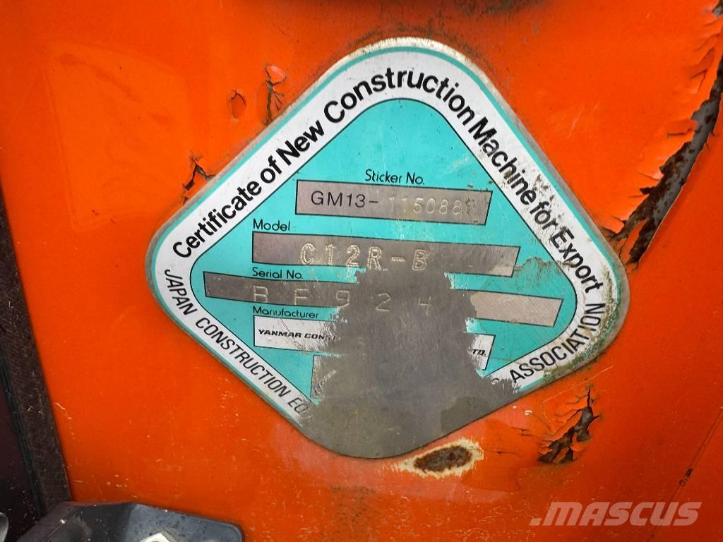 Yanmar C12R-B Pásové sklápače
