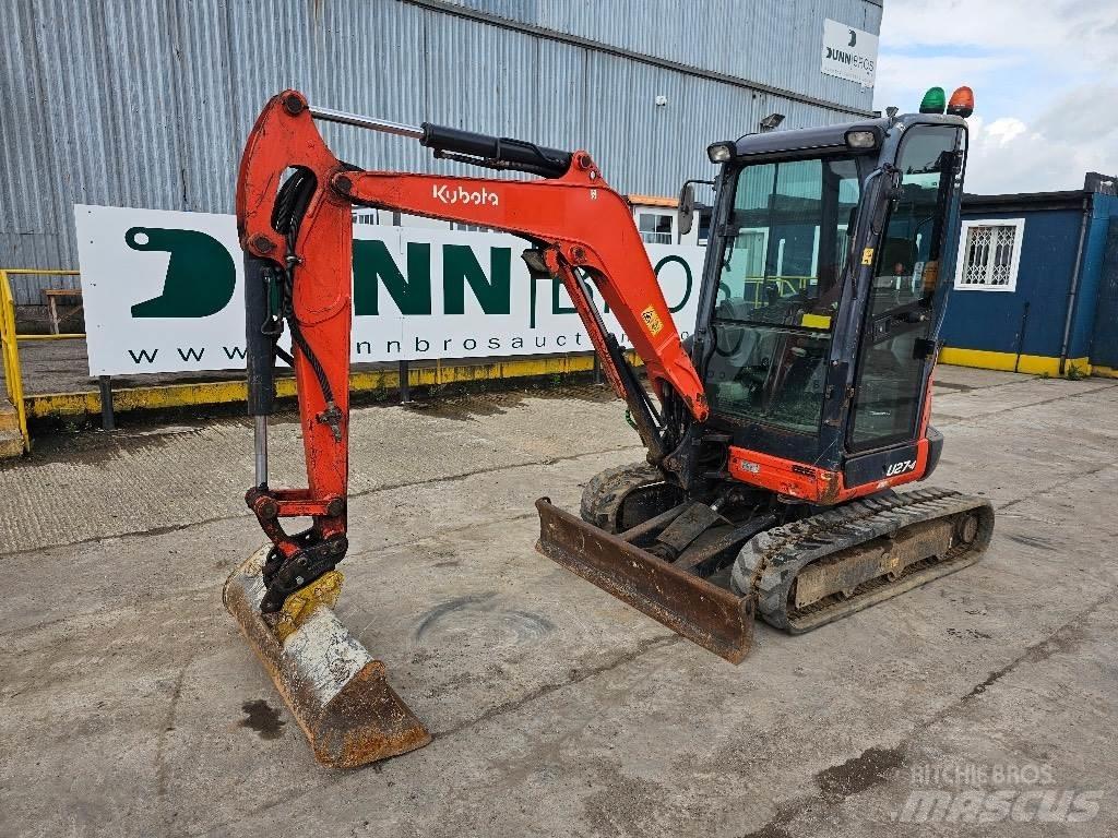 Kubota U 27-4 Mini rýpadlá < 7t