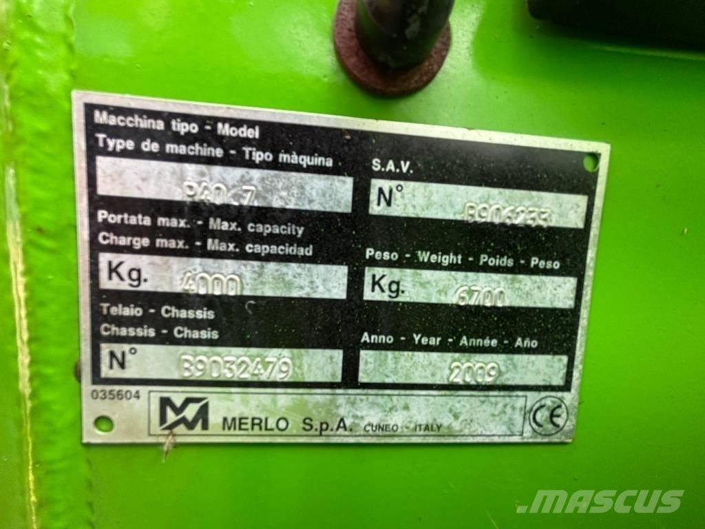 Merlo P 40.7 Teleskopické nakladače pre poľnohospodárstvo