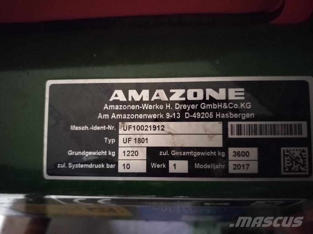 Amazone UF 1801 Nesené postrekovače