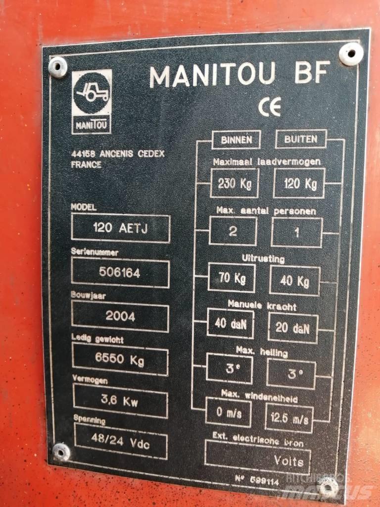 Manitou 120 AETJ3D Kĺbové plošiny