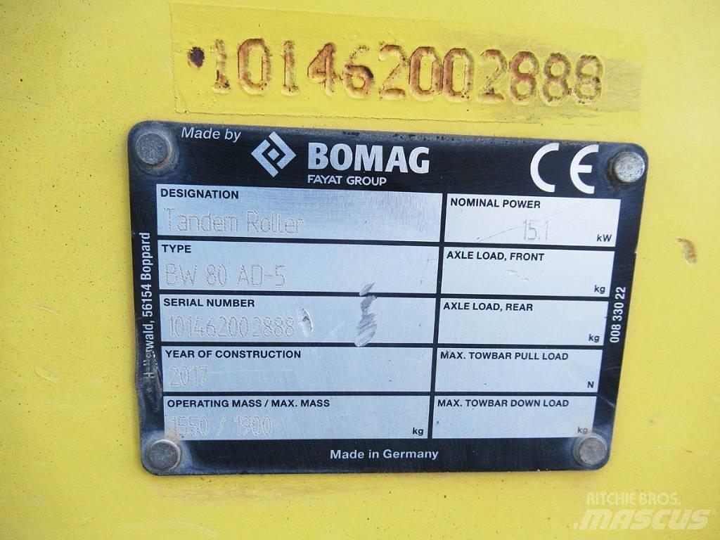 Bomag BW 80 AD-5 Tandemové valce