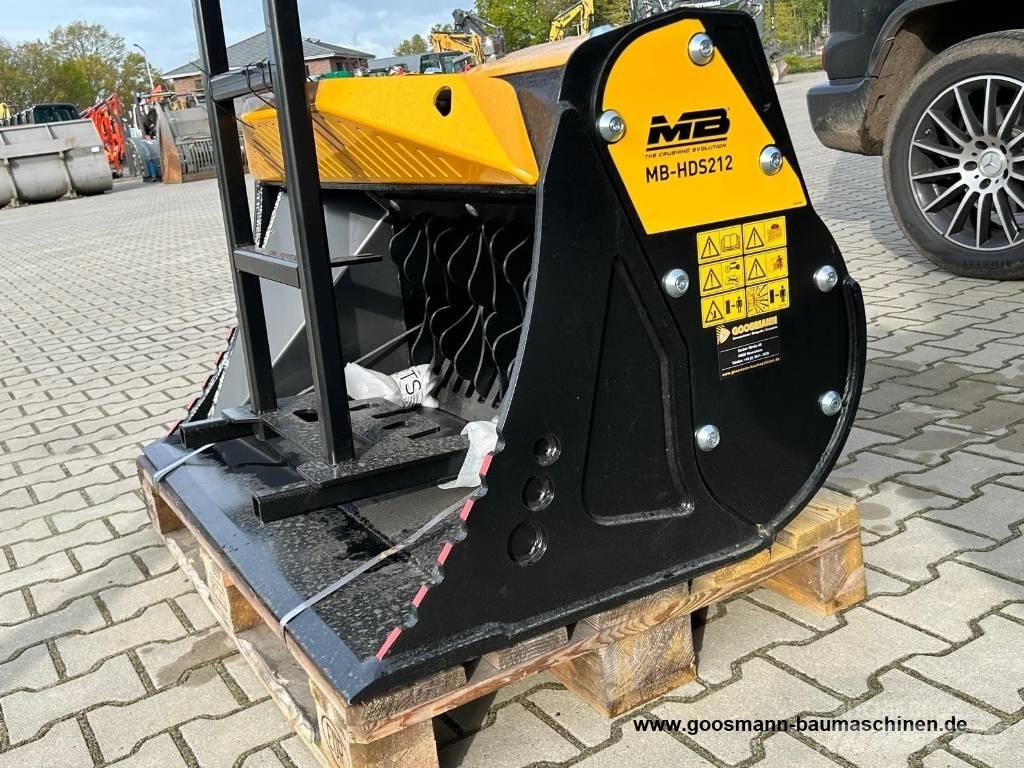 MB Crusher HDS 212 Preosievacie lopaty