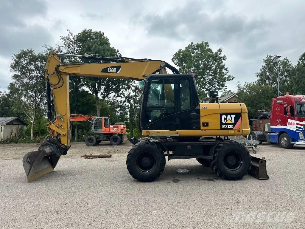 CAT M 313 D Kolesové rýpadlá