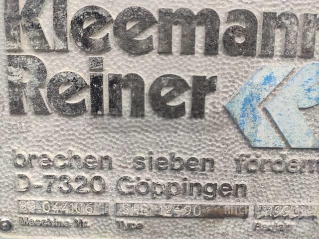 Kleemann SHB 12-90 Mlecie stroje