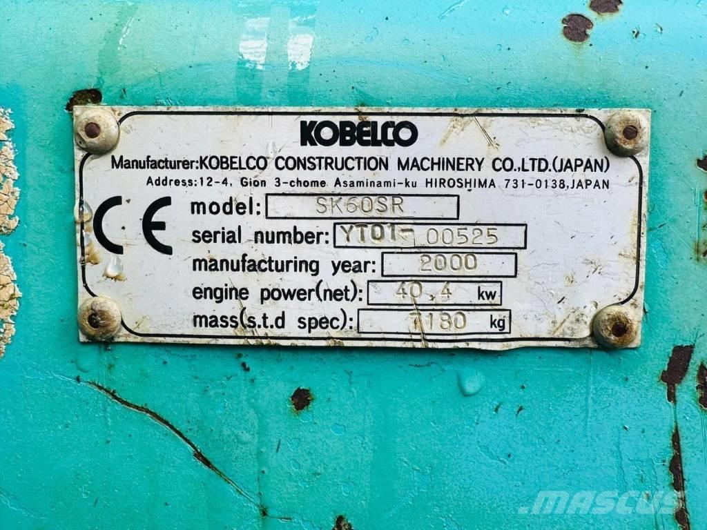 Kobelco SK 60 SR Mini rýpadlá < 7t
