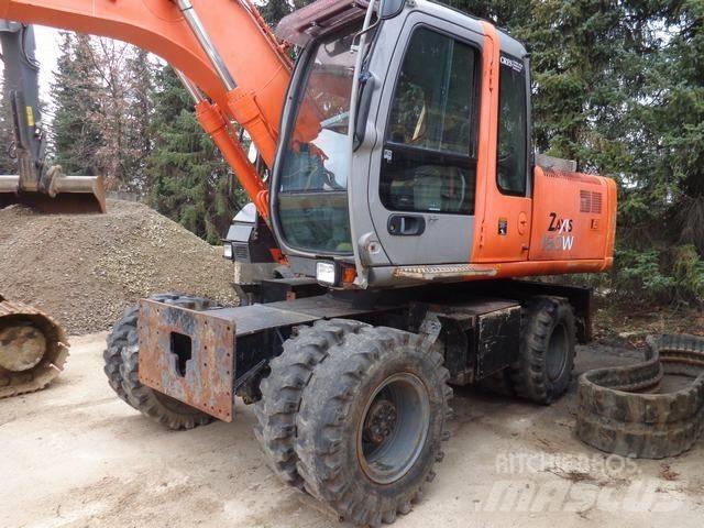 Hitachi ZX 160 W Kolesové rýpadlá