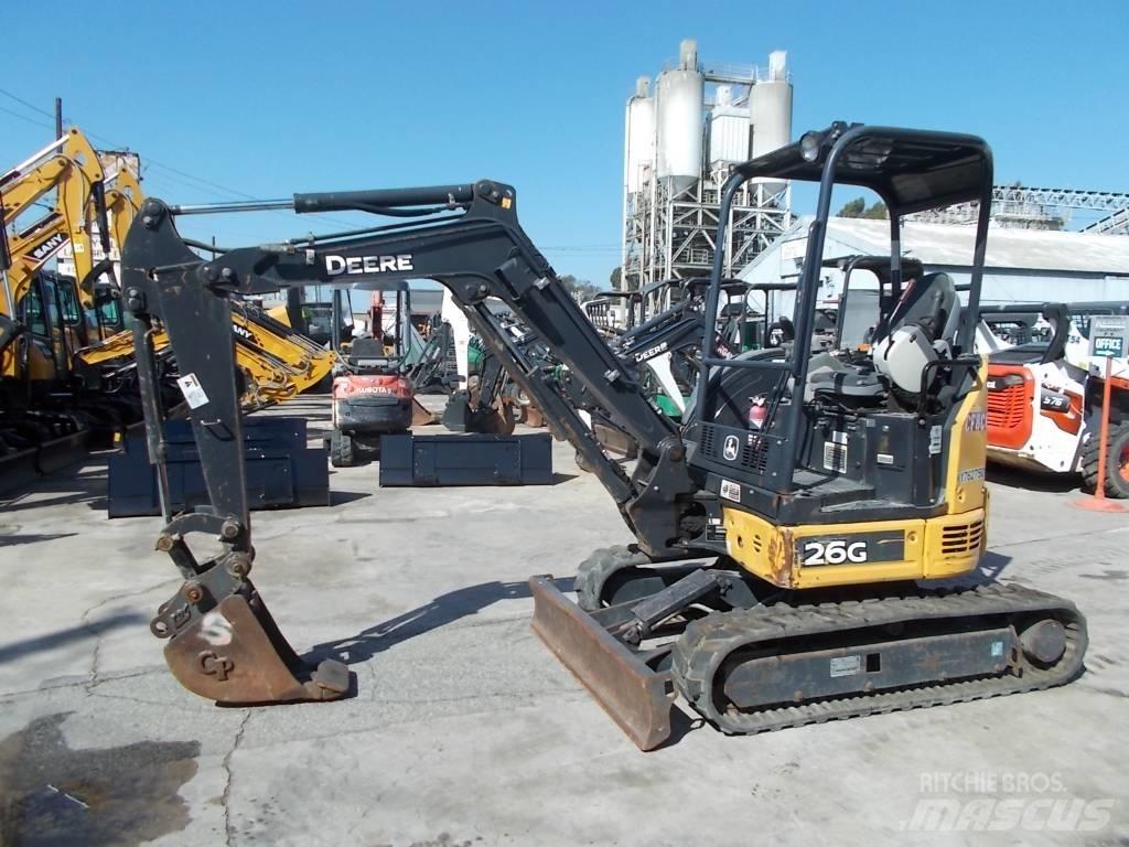 John Deere 26G Mini rýpadlá < 7t