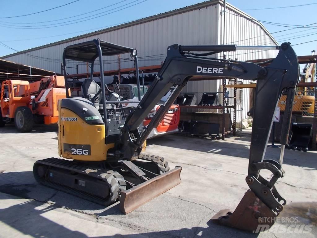 John Deere 26G Mini rýpadlá < 7t