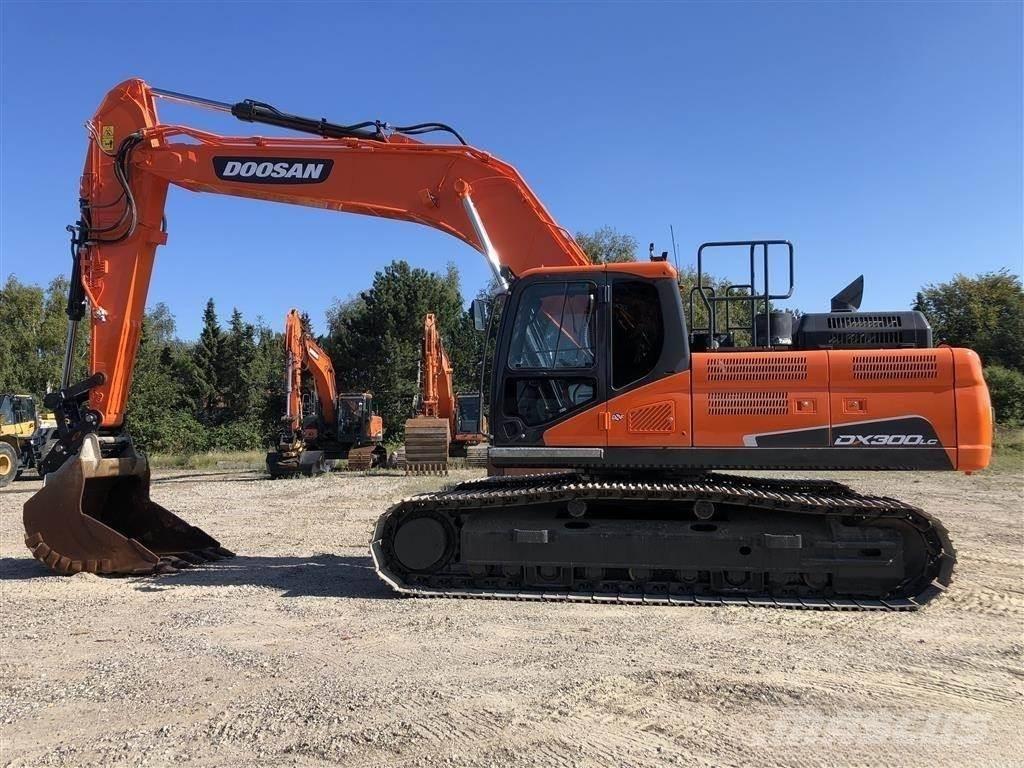 Doosan dx300 Pásové rýpadlá