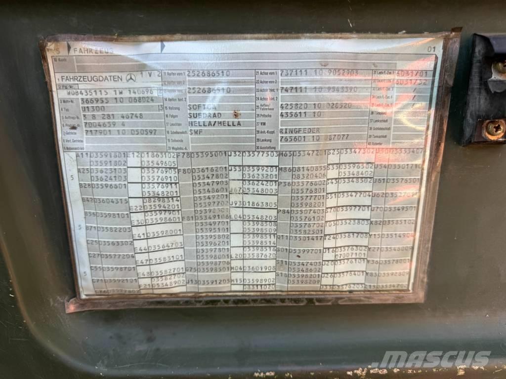 Unimog U1300 Ďalšie nákladné vozidlá