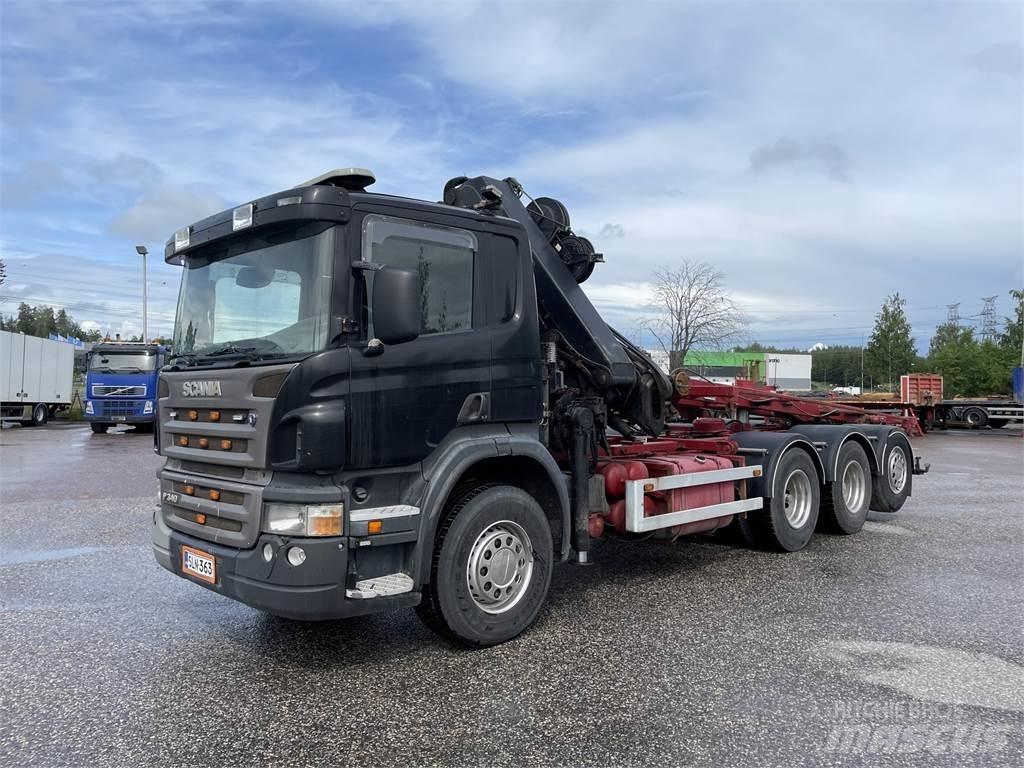 Scania P340 8x4 Autožeriavy, hydraulické ruky