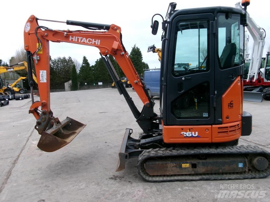 Hitachi 26U Mini rýpadlá < 7t
