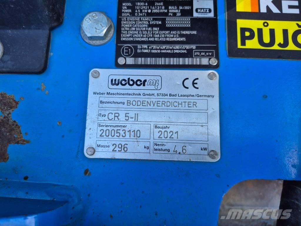 Weber CR5-II Pôdne kompaktory
