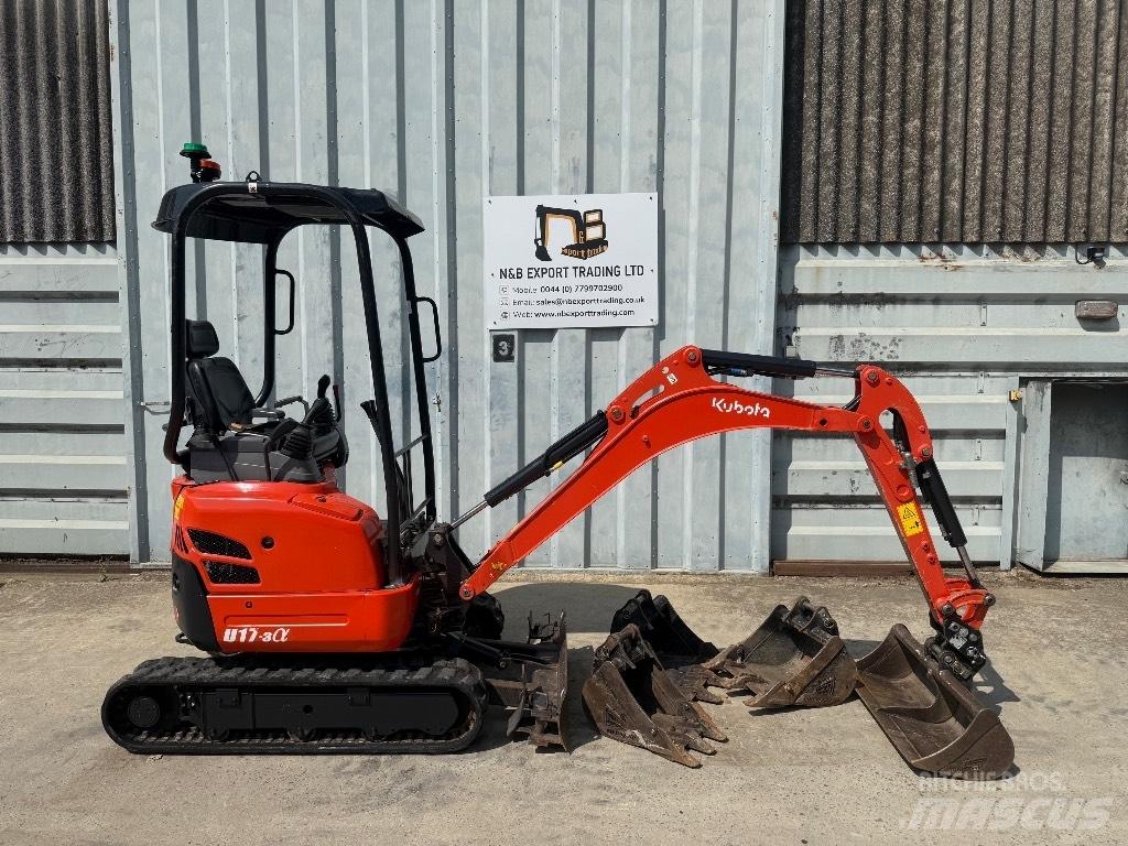 Kubota U 17 Mini rýpadlá < 7t