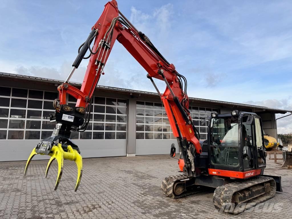 Kubota KX 080-4 Midi rýpadlá 7 t - 12 t