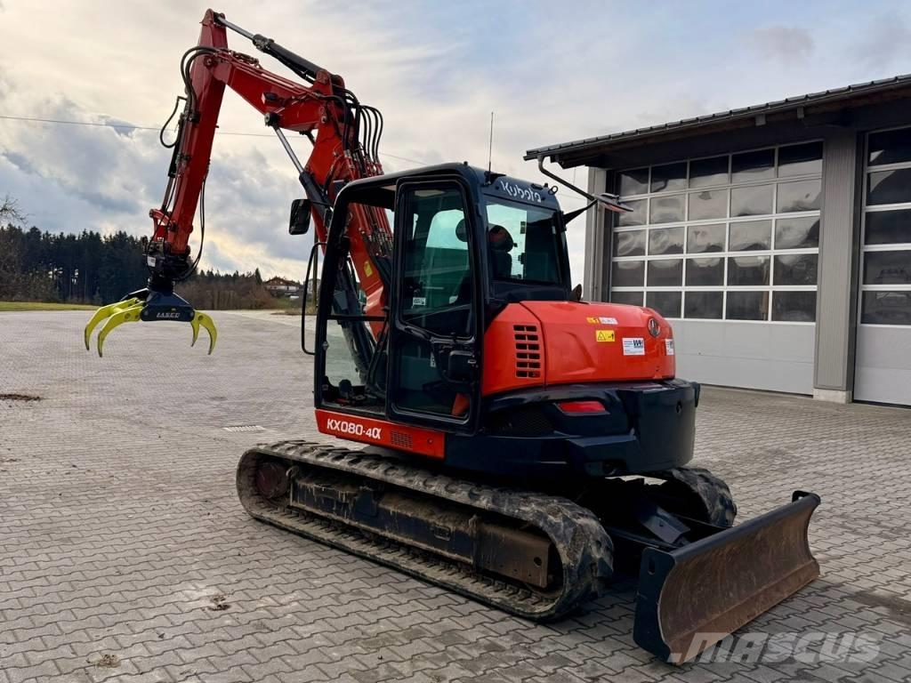 Kubota KX 080-4 Midi rýpadlá 7 t - 12 t