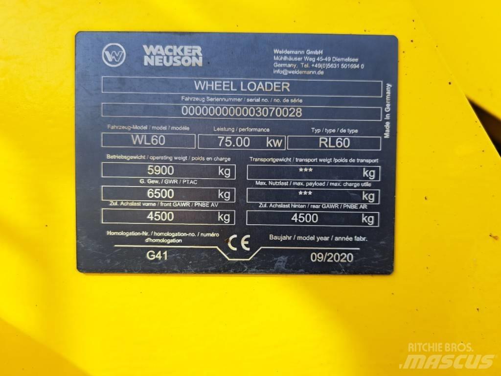 Wacker Neuson WL60 Kolesové nakladače
