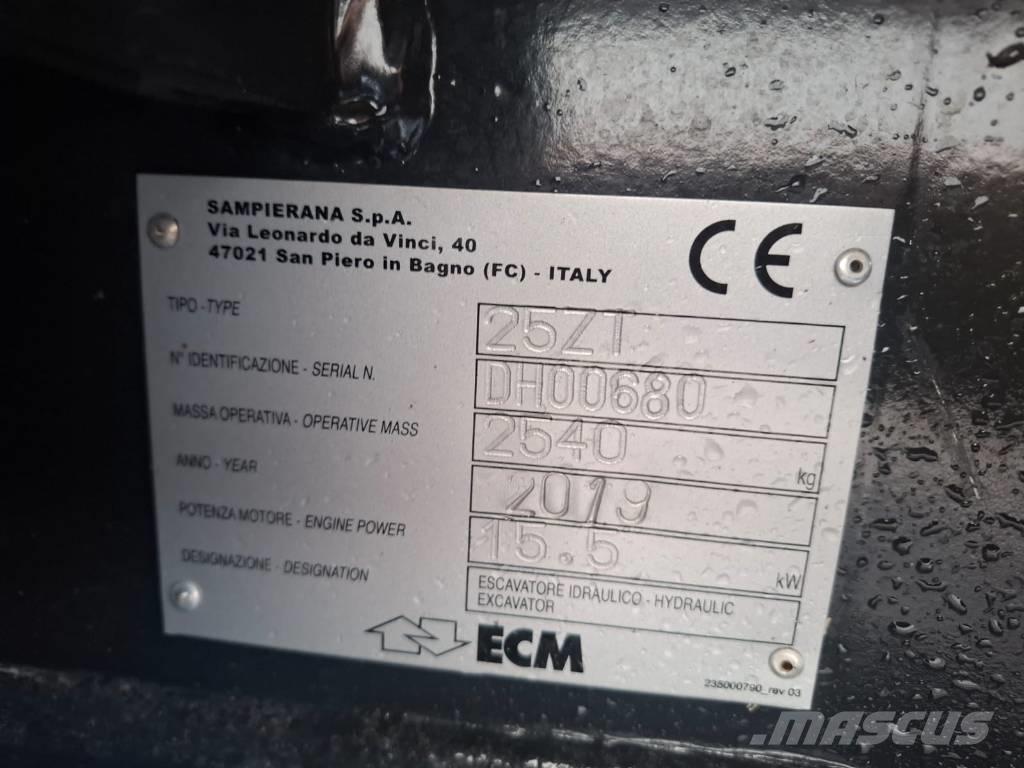ECM 25 ZT Mini rýpadlá < 7t