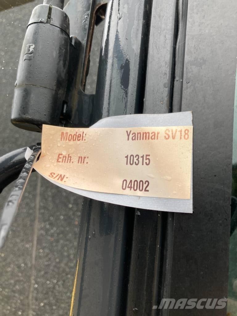 Yanmar SV 18 Mini rýpadlá < 7t