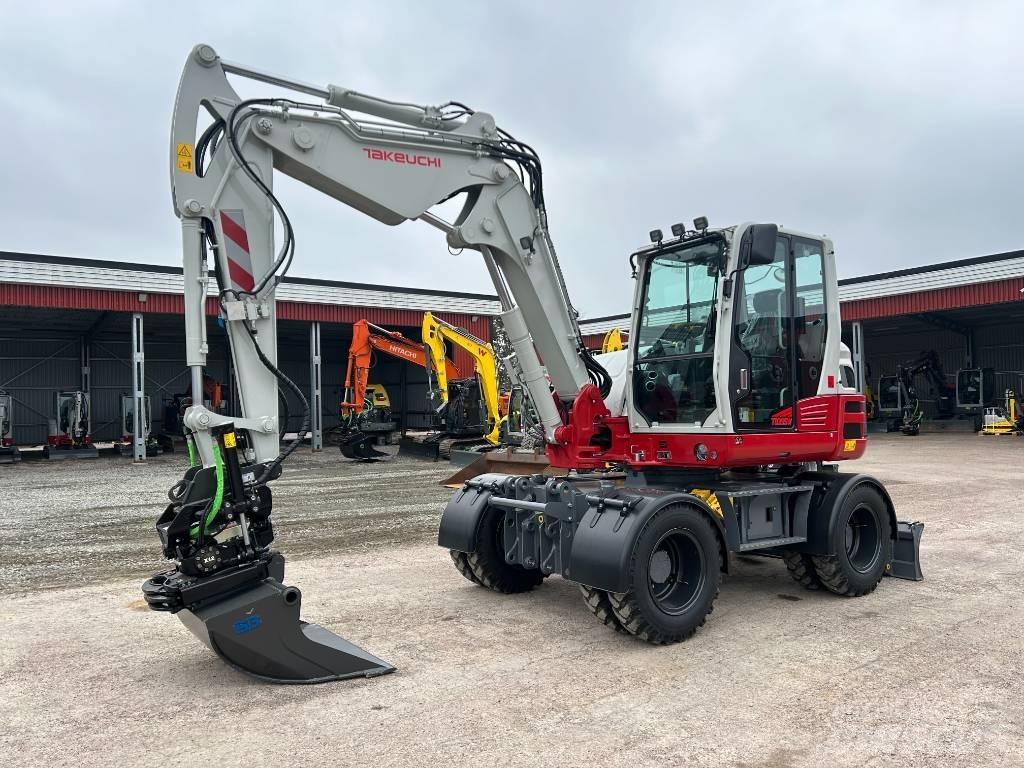 Takeuchi TB395W Kolesové rýpadlá