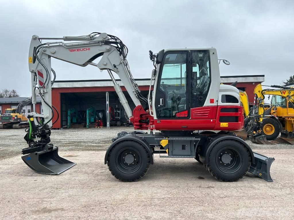 Takeuchi TB395W Kolesové rýpadlá