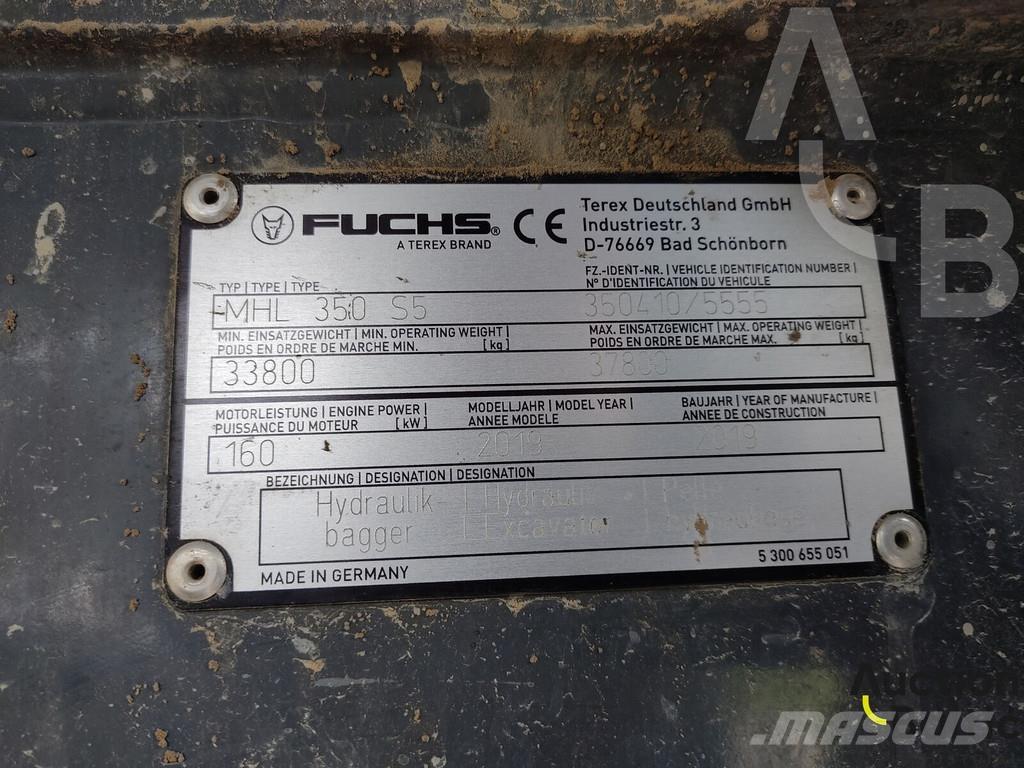 Fuchs MHL 350 Stroje pre manipuláciu s odpadom