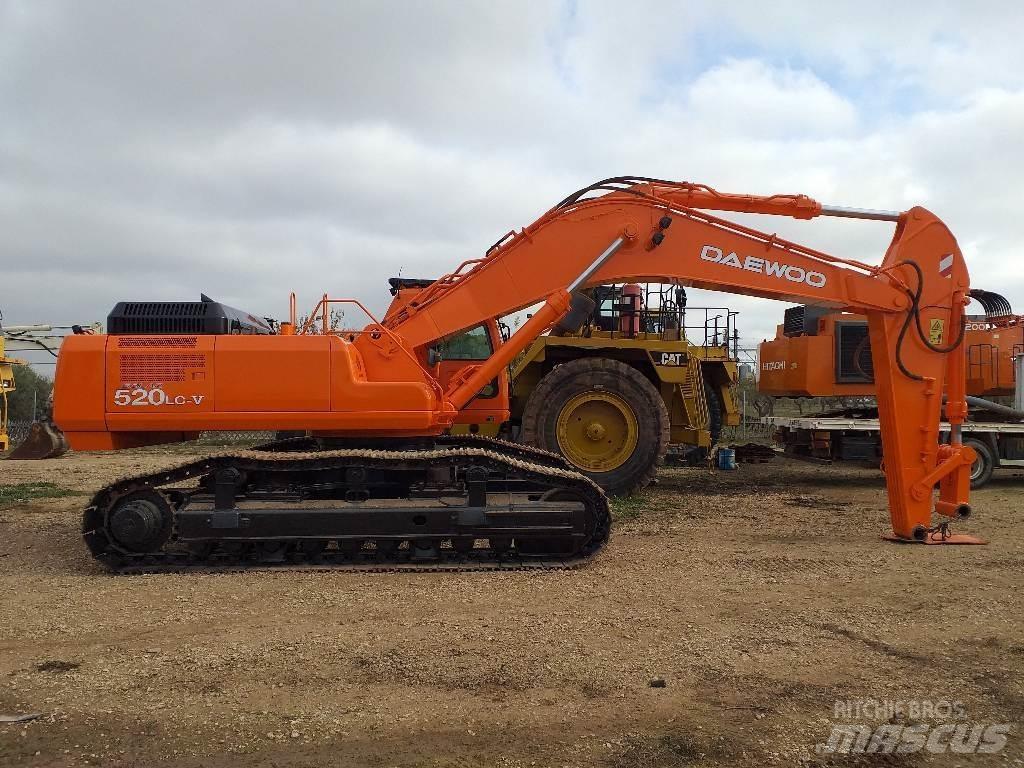 Daewoo 520 LC Pásové rýpadlá