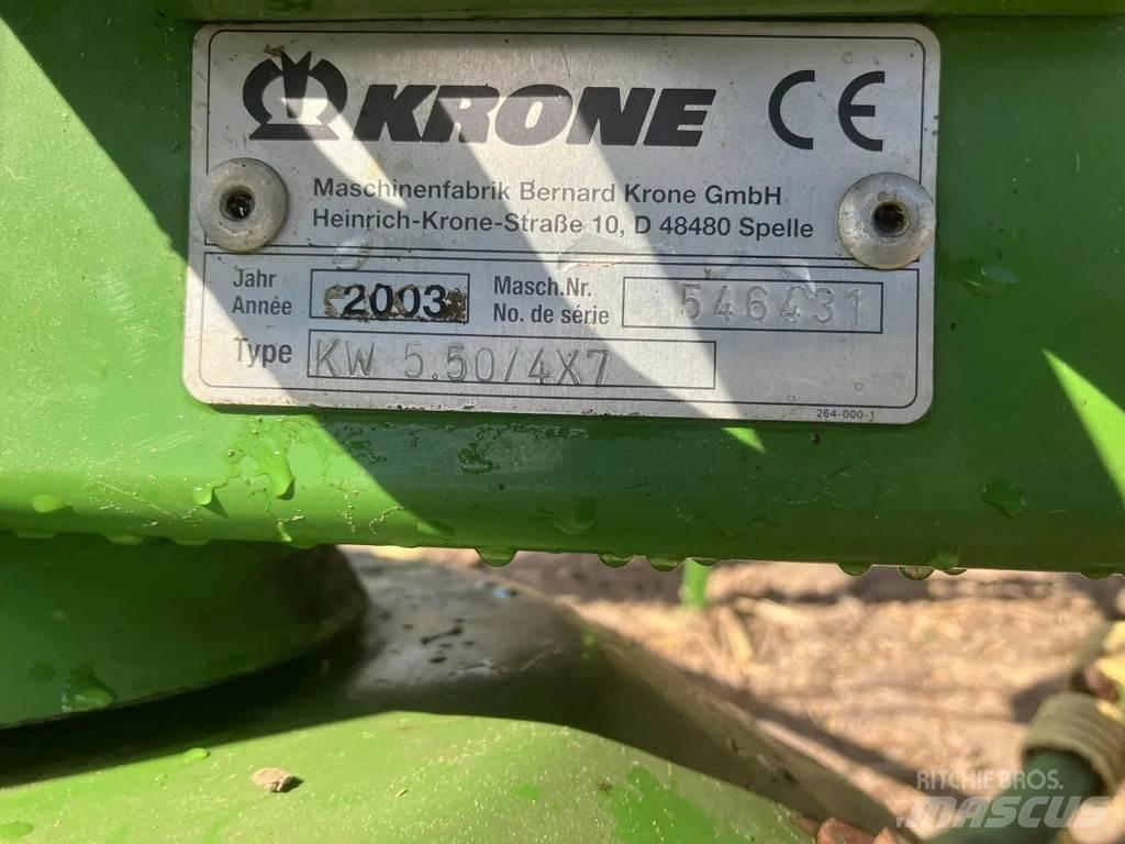 Krone Hooischudder Obracače a zhrabovače sena