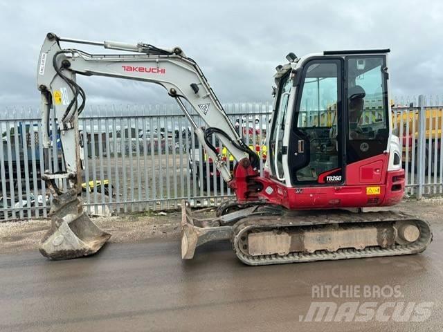 Takeuchi TB260 Mini rýpadlá < 7t