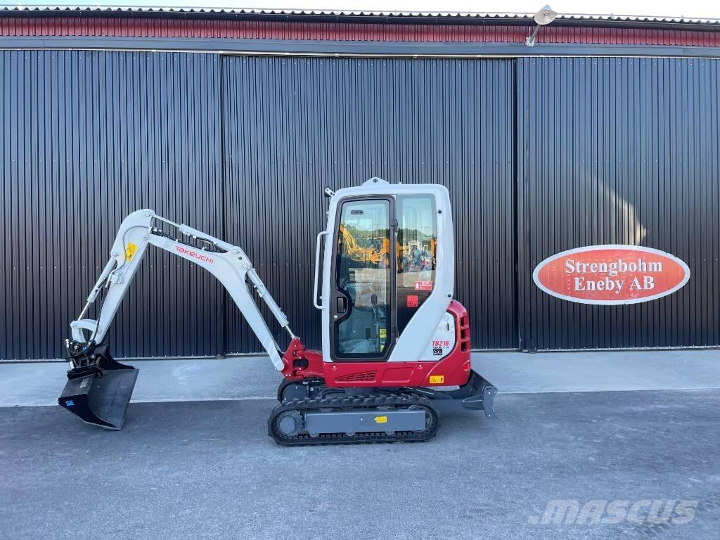 Takeuchi TB 216 Mini rýpadlá < 7t