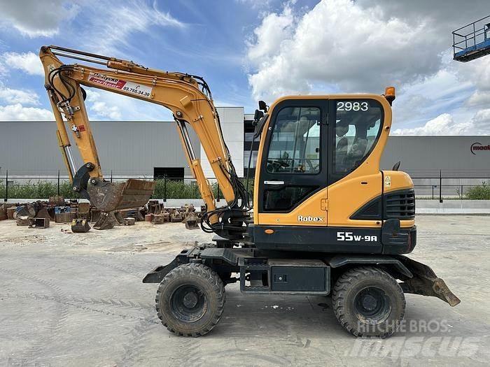 Hyundai R55W-9A Kolesové rýpadlá