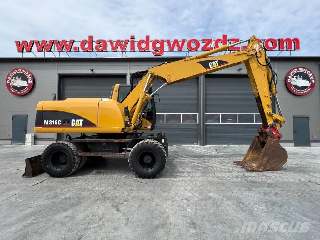 CAT M 316 C Kolesové rýpadlá