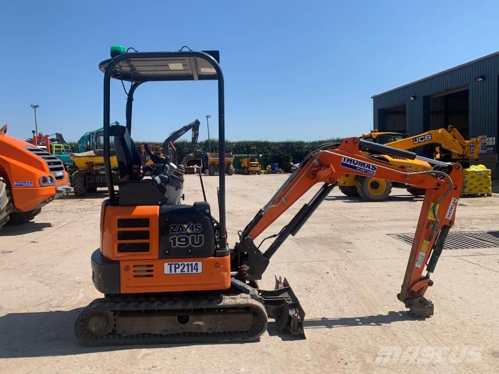 Hitachi ZX 19 U-5 Mini rýpadlá < 7t